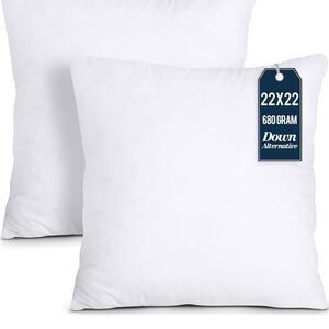Luxurious Down Alternative White Pillow Set